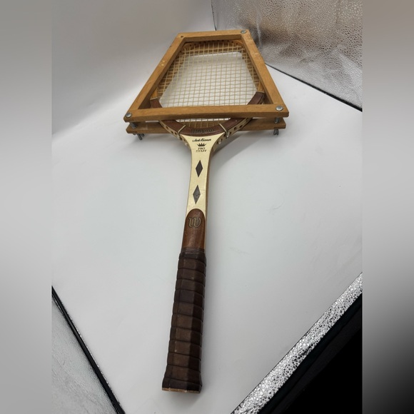 Vintage Jack Cramer Tennis Racket with Wooden Press